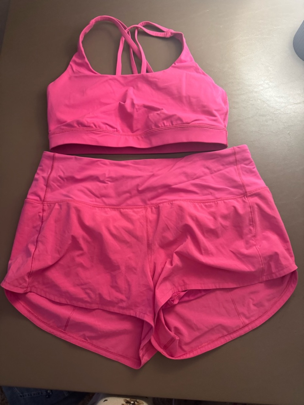 Lululemon Sports Bra & Shorts Set size 10